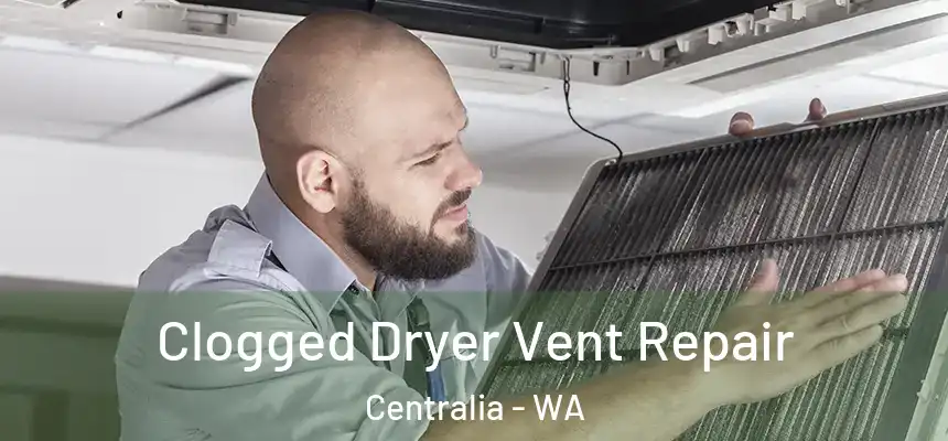 Clogged Dryer Vent Repair Centralia - WA
